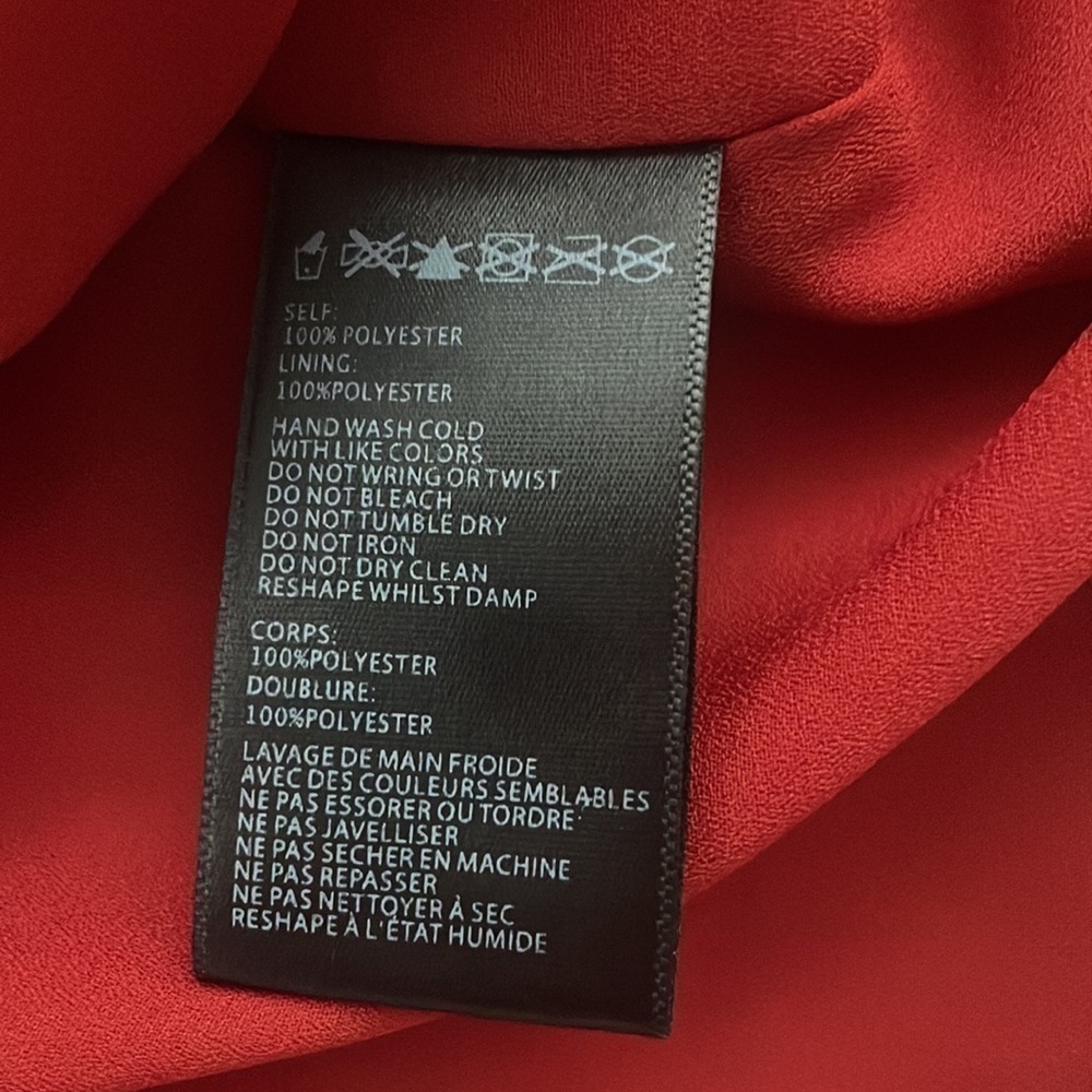 Urban Outfitters Red Star Tie Front Bell Sleeve Top, S - Picture 9 of 9